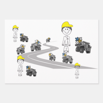 Gift Wrap.3pce-FIFO Son+Truck|sheet 3