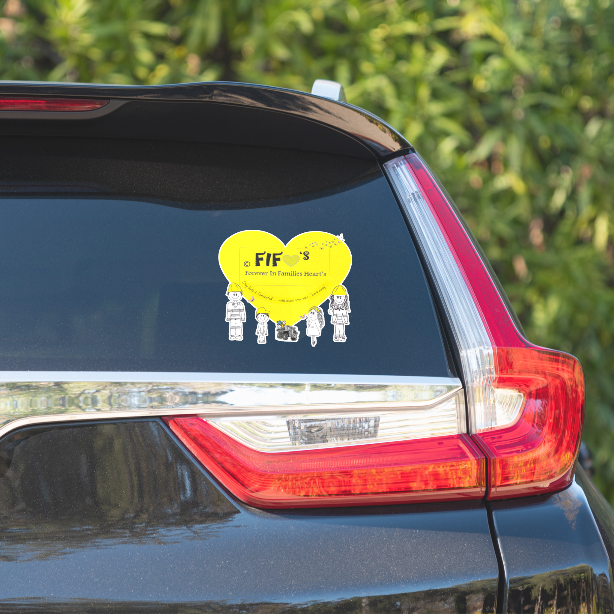 Vinyl Sticker-FIFO FAMILY.CAR