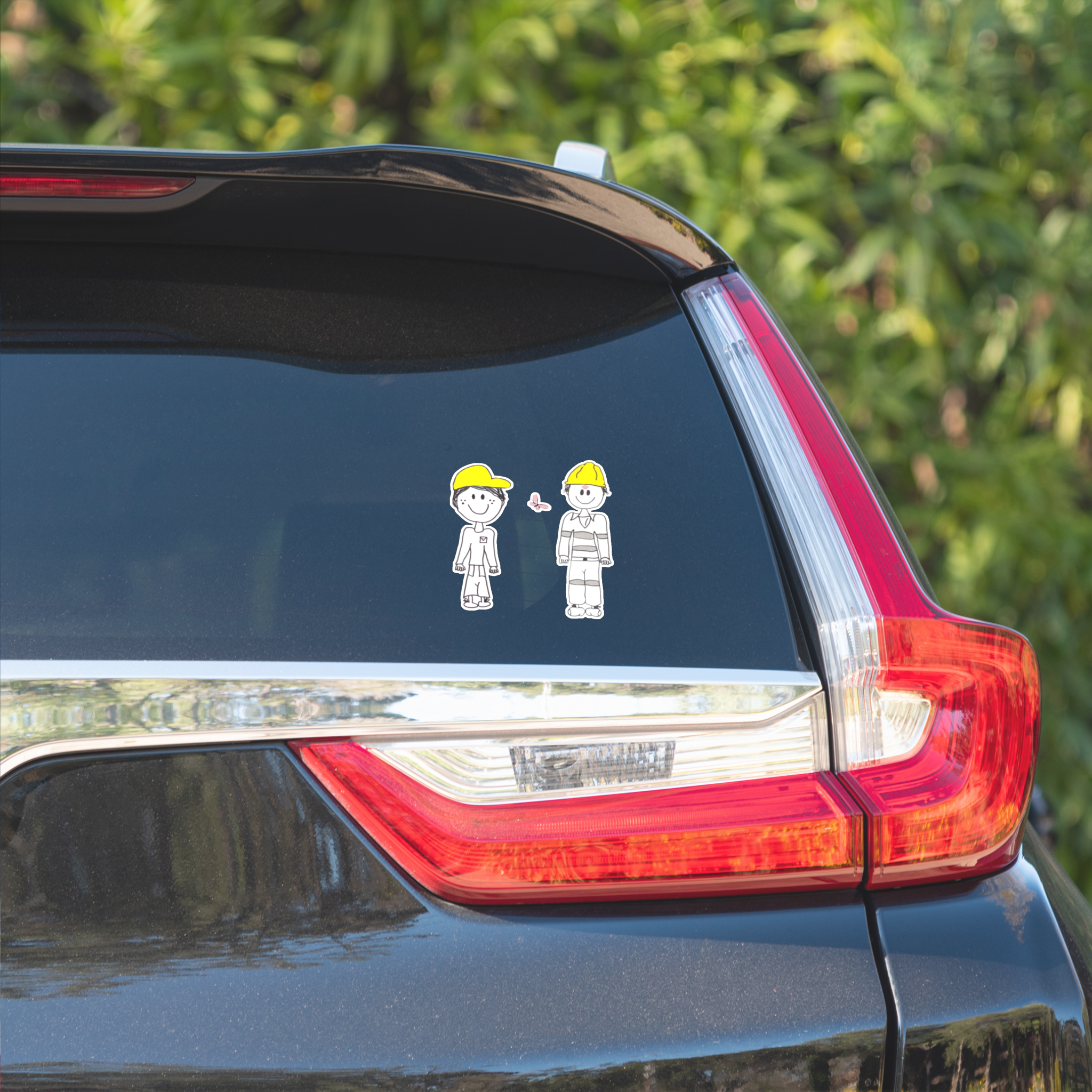 VINYL STICKER-FIFO SON+DAD - Car