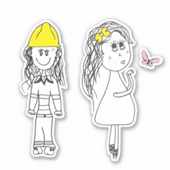 Sticker VINYL-FIFO Mum+Daughter