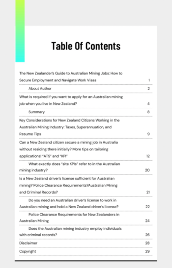 TOC-NZ guide.AUS Mining